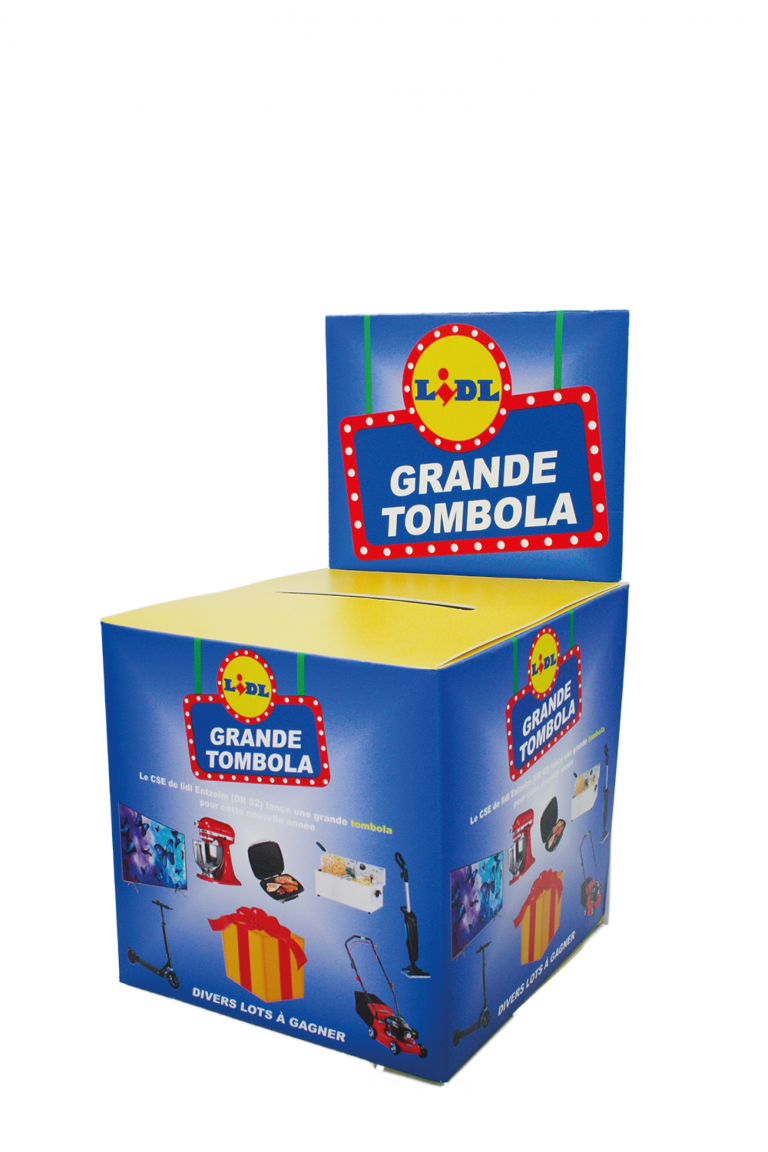 Urne Carton recycle personnalisable